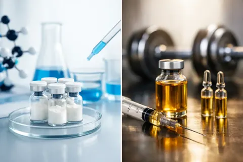 Research Peptides and TRT: Why the Categories Differ