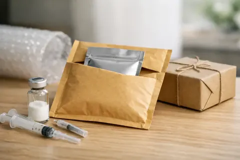 Peptide Packaging: Privacy Without Losing Traceability