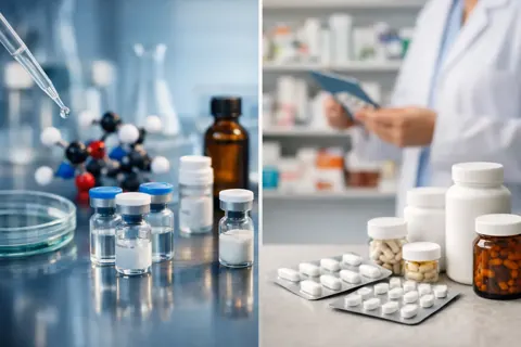 Research Peptide Suppliers and Pharmacies: Different Roles