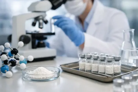 Following a Peptide Batch Through Quality Control